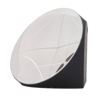 25.4mm Corner Prism, Optical Glass Coated Polished High Prism, 1 Inch Reflector Suncatchers Accuracy Trihedral Retroreflector Silver Plating Cone for Total Station