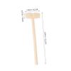 Hemobllo 50pcs Mini Wooden Hammer for Boys and Girls Safe Educational Pounding Toy for Toddlers Lightweight Boy Girl-friendly Design for Creative Play and Crafting Activities view 2