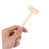 Hemobllo 50pcs Mini Wooden Hammer for Boys and Girls Safe Educational Pounding Toy for Toddlers Lightweight Boy Girl-friendly Design for Creative Play and Crafting Activities view 4