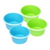 BESPORTBLE 4pcs Sand Buckets for Beach Play Pe Beach Pails with Handles for Summer Activities Sand Digging and Building Sandcastles view 1