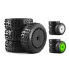 4pcs 116mm 1/8 RC Off-Road Buggy Tires 17mm Hex for RC Car(WHITE) view 2