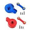 Metal Servo Saver with Fixed Link 23T 25T Compatible with 1/10 3S 4S 1/8(23T Red) view 2