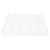 Garneck 2pcs Professional Poker Chip Tray Acrylic Poker Chip Box Storage Case Portable Holder view 1