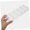 Garneck 2pcs Professional Poker Chip Tray Acrylic Poker Chip Box Storage Case Portable Holder view 2