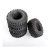 4PCS 115MM 2.2 Rubber Big Tires Tyres Compatible with 1/10 RC Crawler Car TRX4 TRX6 D90 view 1