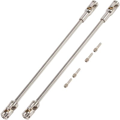 for AMK 68-229mm Severable Ruled for Stainless for Drive for Shaft for 1/10 for RC for Crawler for SCX10 for RX4 for GSPEED for Axial for Capra for UTB10(2pcs Silver)