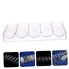 Gatuida Poker Chips Storage Box Acrylic Organizer for 100 Chips Compact Container for Game Night for Poker Enthusiasts and Home Gamers view 2
