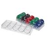 Gatuida Poker Chips Storage Box Acrylic Organizer for 100 Chips Compact Container for Game Night for Poker Enthusiasts and Home Gamers view 3