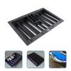 Hemoton Poker Chip Tray Holder Table Chip Storage Tray for Gaming Plastic Design Compact for and Tidy Organization of Poker Chips view 4