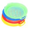 BRIGHTFUFU 4pcs Beach Lightweight Plastic Sand Sieves for Summer Fun and Strainers for Beach Plaything Tool Random Color view 1