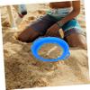 BRIGHTFUFU 4pcs Beach Lightweight Plastic Sand Sieves for Summer Fun and Strainers for Beach Plaything Tool Random Color view 3