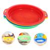 BRIGHTFUFU 4pcs Beach Lightweight Plastic Sand Sieves for Summer Fun and Strainers for Beach Plaything Tool Random Color view 4