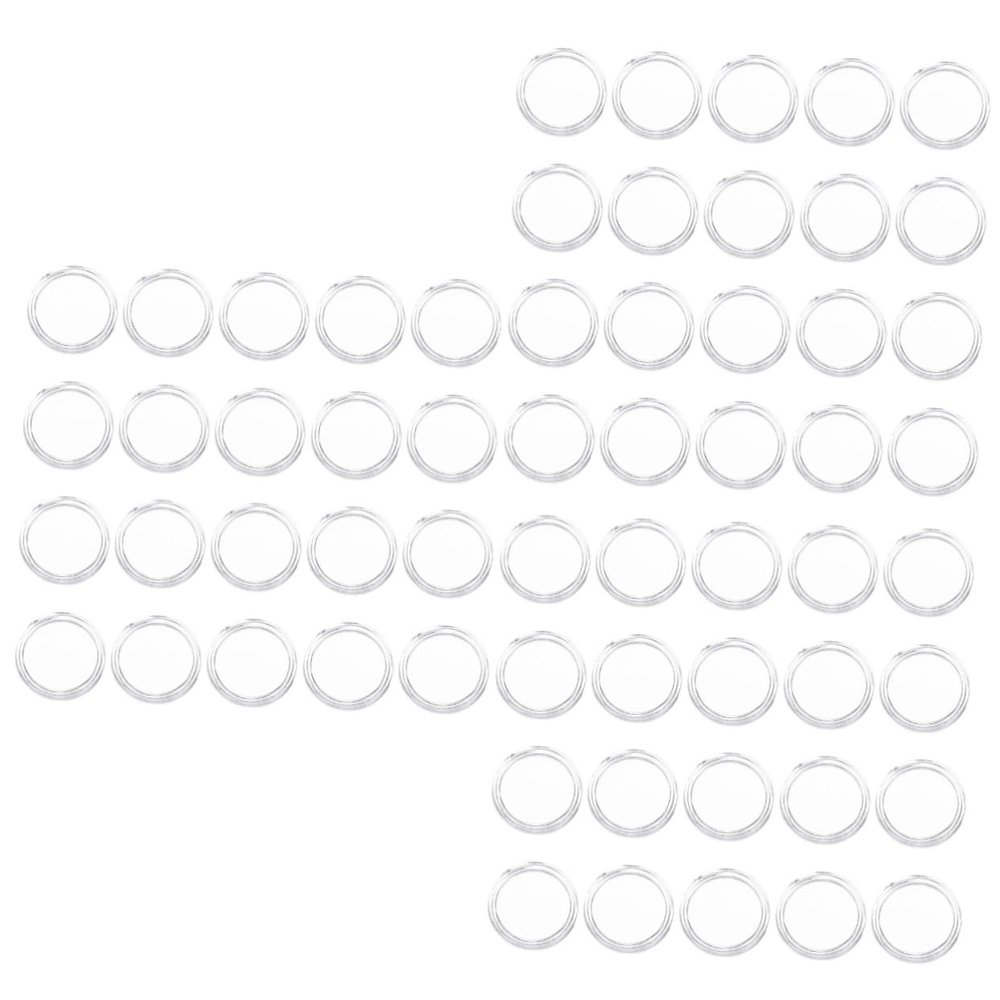 Housoutil 3sets Coin Box Coin Holders Coin Collection Supplies Coin Capsules Holder Coin Collecting Round Case Coin Case Coin Protector Coin Organizer Coins Holders Clear Boxes 50pcs*3