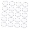 Housoutil 3sets Coin Box Coin Holders Coin Collection Supplies Coin Capsules Holder Coin Collecting Round Case Coin Case Coin Protector Coin Organizer Coins Holders Clear Boxes 50pcs*3 view 3