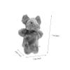 BESPORTBLE Cartoon Mouse Plush Hand Puppet for Interactive Storytelling Comfortable Wear for Home School and Kindergarten Activities Educational view 2