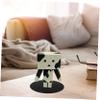 Yardwe 40pcs Acrylic Bases for Mini Figures DIY Display Stand Miniature Doll Base for Gaming view 3