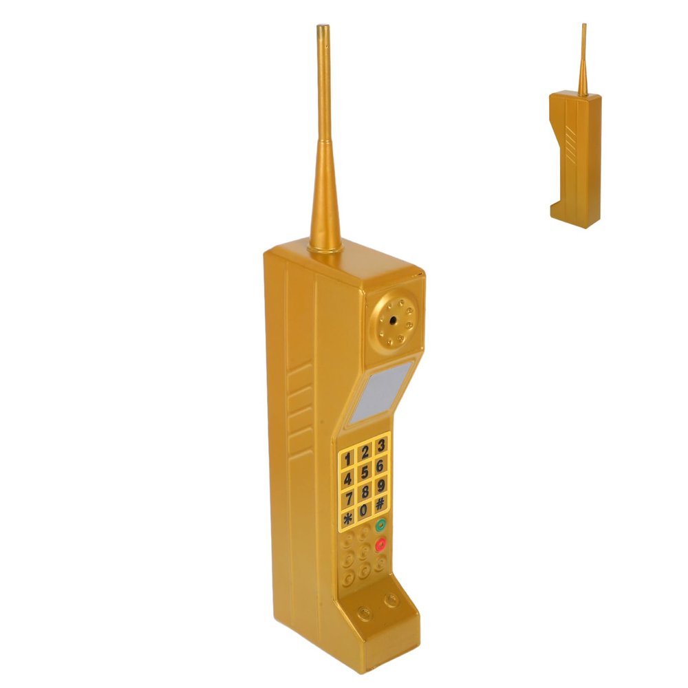 GOOHOCHY Cell Phone Prop Lightweight Iron Construction for Parties Themed Events and Home Decor Portable Simulation Telephone Ornament for Photography and Decoration