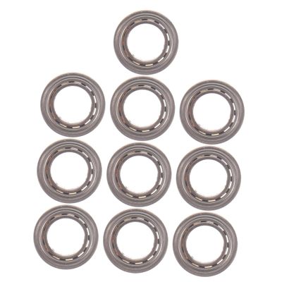 DECORNIJIA 10pcs Steel Bearings for Cars Compact Lightweight Replacement Parts Easy to Install Upgrade for Hobby Vehicle Performance Compatible Models