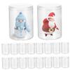 Abaodam 18pcs Plastic Display Cases for Figurines Storage Boxes for Statues Dolls and Collectibles Transparent Organizers for Display