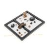 UPKOCH Black Decor Zen Garden Miniature Landscape Simulated Stone Ornaments for Meditation Decor Table Home Office view 4