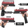 Electric Gel Blaster Toys New X8, Full Auto Splat-Blaster Includes Drum and Goggles for Outdoor Team Game, X2 Upgrade Version for Ages 14+,red view 4