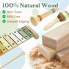 Baby Musical Instruments Montessori Wooden Toys for Toddlers, Neutral Colors Percussion Instruments Set, Modern Boho Xylophone Tambourin view 4
