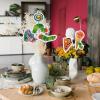 15PCS Hungry Caterpillar Party Decorations,Reading Story Theme Centerpieces Decorations Stick Table Toppers For Fairy Tales Birthday Party Baby Shower Party Supplies view 4