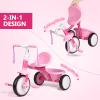 Liberry Foldable Toddler Tricycle Age 2 3 4 Years Old and Liberry Doctor Kit for Toddlers 3-5 Years Old, 18-Piece Kids Doctor Bag Pretend Play Toys view 3