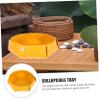 HOMOBABE Dice Storage Box Dividers Pu Material Desktop Tray for Dice Bead Organizers view 4