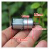 16MM Full Metal Gearbox Gear electronic starter D-shaft DC 3V-6V 80RPM Slow Speed Large Torque DIY Robot Engine CEGQOXSH view 2