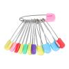 12 Pcs Colors Locking Baby Cloth Nappy Diaper Craft Pins view 4