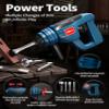 Deejoy Tool Set with Tool Box & Electronic Toy Drill, Pretend Play Kids Construction Kits for Kids Ages 3-5 Years Old, Toddler Boy Toys(Blue) view 2