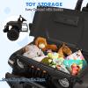 24V Ride On Car with Remote Control, 2 Seater Electric Toys for Big Kids w/20 Wide Seat, 4WD Power Truck Wheels, 4200W Motors, Storage, Soft Start, Vehicles for Girls, Black view 2