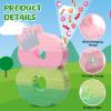 Arrowbash Number 8 Piata Pink and Green Birthday Decorations Witch Themed Party Favor with Stick Blindfold and Confetti, Your Birth Day Gift for Kids Girls Boys, 15.9 x 11 x 2.7'' view 3