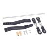 for Vanquish VS4-10 for Phoenix for LCG 1/10 1 Set Aluminum Sway Bar Anti-Tilt Link Rod RC Crawler DIY Upgrade Parts Replacement Use RC Car DIY Parts(Black) view 1