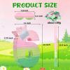 Arrowbash Number 6 Piata Pink and Green Birthday Decorations Witch Themed Party Favor with Stick Blindfold and Confetti, Your Birth Day Gift for Kids Girls Boys, 15.9 x 11 x 2.7'' view 2