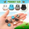 Weysat 100 Pcs Mini Resin Owls Miniature Figurines Tiny Resin Owls Garden Accessories Supplies Animals for Garden Micro Landscape Plant Pots Bonsai Craft Decor view 4