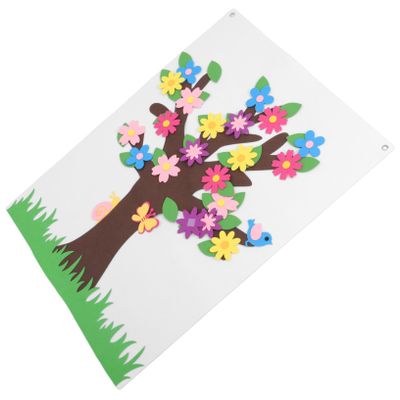 LALADEFIEE 1 Set Felt Board Storytelling Set Decor for Preschool Wall Engaging DIY Decor for Classroom and Home Reusable Felt for Creative Learning and Play