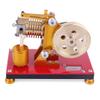 Domiuie Stirling Engine Model Kit That Runs, Suction Fire Type Professional Edition Pure Copper Air Cylinder Heat Energy Engine Model, Physics Experiment Toy view 2