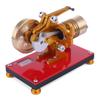 Domiuie Stirling Engine Model Kit That Runs, Suction Fire Type Professional Edition Pure Copper Air Cylinder Heat Energy Engine Model, Physics Experiment Toy view 3