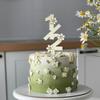 1/2 Daisy Wooden Cake Topper Happy Half Birthday Decorations 6 Months Party Supplies view 4