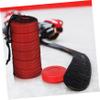 ARTSEWPLY 6pcs Matte Ice Hockey Pucks and Field Hockey PVC for Indoor and Includes Mesh Bag for Easy Storage and Transport view 3