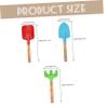 BESTonZON 2sets Boys and Girls Gardening Tools of Lightweight Shovel and Rake for Outdoor and Garden Supplies for Boy Girl Encourages Practical Skills and Interest Nature view 2