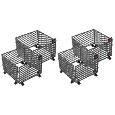 BESPORTBLE 2 Sets Fence for DIY Building Playthings for Creative Game Scenes Party Decorations Engaging Accessories Kit