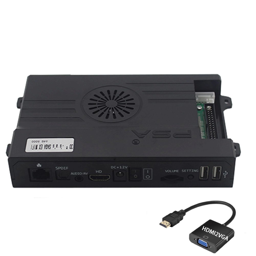 UYXOERA 3D Saga Box EX 10000 in 1, WlFl Market, 32G SD Card, Add 2D 3D Game, Supports Up to 4 Players, multilingual (5200 Games WlFl)