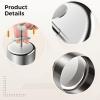 Kronabelle 4 Pack Stainless Steel Rice Ball Molds with Bear, Flower, Heart & Round Designs for Kids Snacks & Burgers view 2