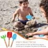 HEMOTON 2 Sets Gardening Tools of Cartoon Shovel Handheld Rake Lightweight for Outdoor Fun for Gardening Beach Park Activities Random Color view 4