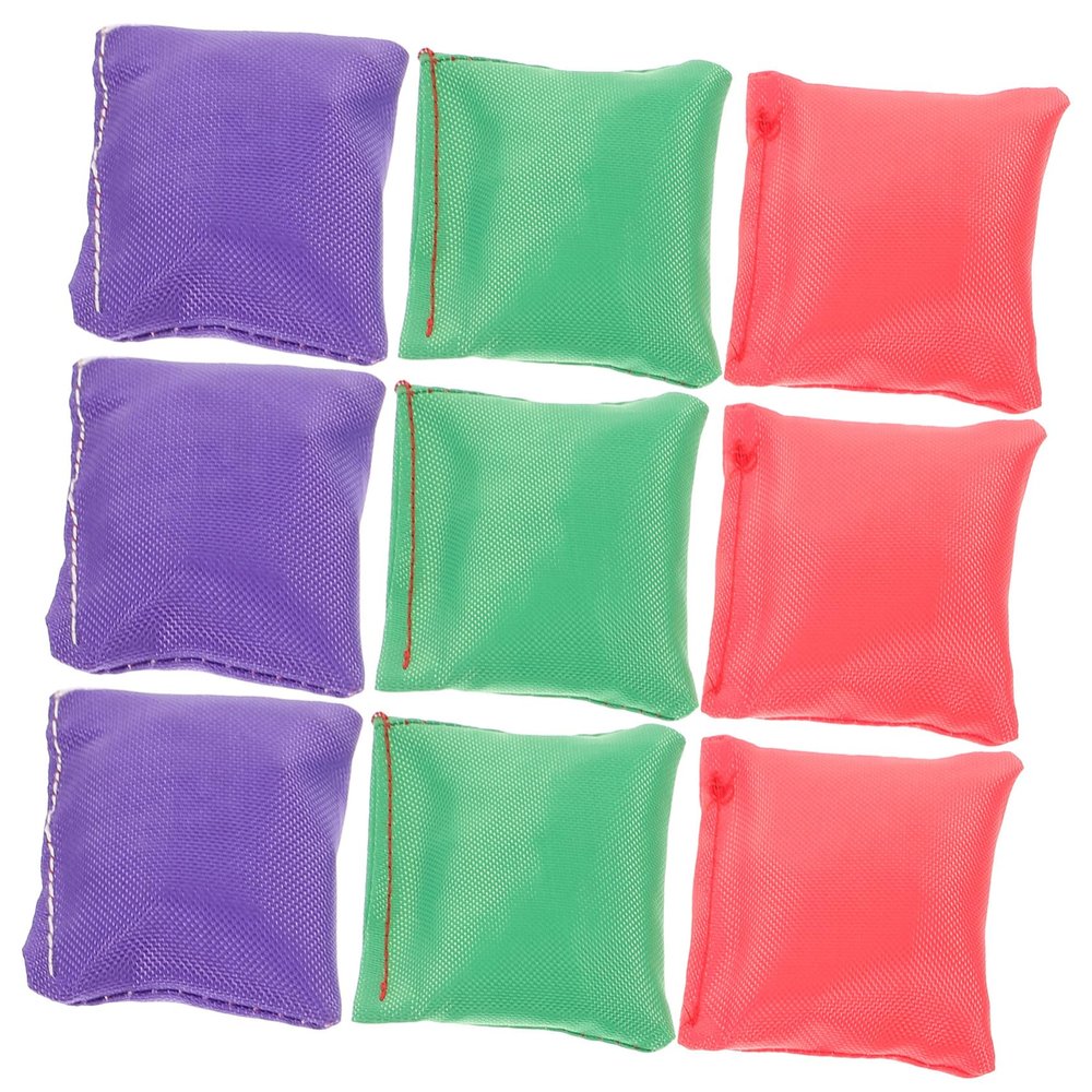 BESTonZON 9pcs Boy Girl Outdoor Interactive Bean Bag Toss Game Portable Toys for Boys Girls Develops Hand-Eye Coordination for Fun and Family Activities