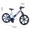 SUNGDOGIN Finger Bike Model Alloy Slash Folding Bicycle Suitable for Desktop Decoration Ornaments (Blue) view 2