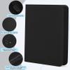 1000+ Pockets Trading Card Binder, 16 Pockets Zipper Binder Card Album, 32 Pack Double-sided Side Loading Non-Ring Card Binder, Card Holder Folders for MTG, TCG, Game Cards & Sports Cards, Black view 4